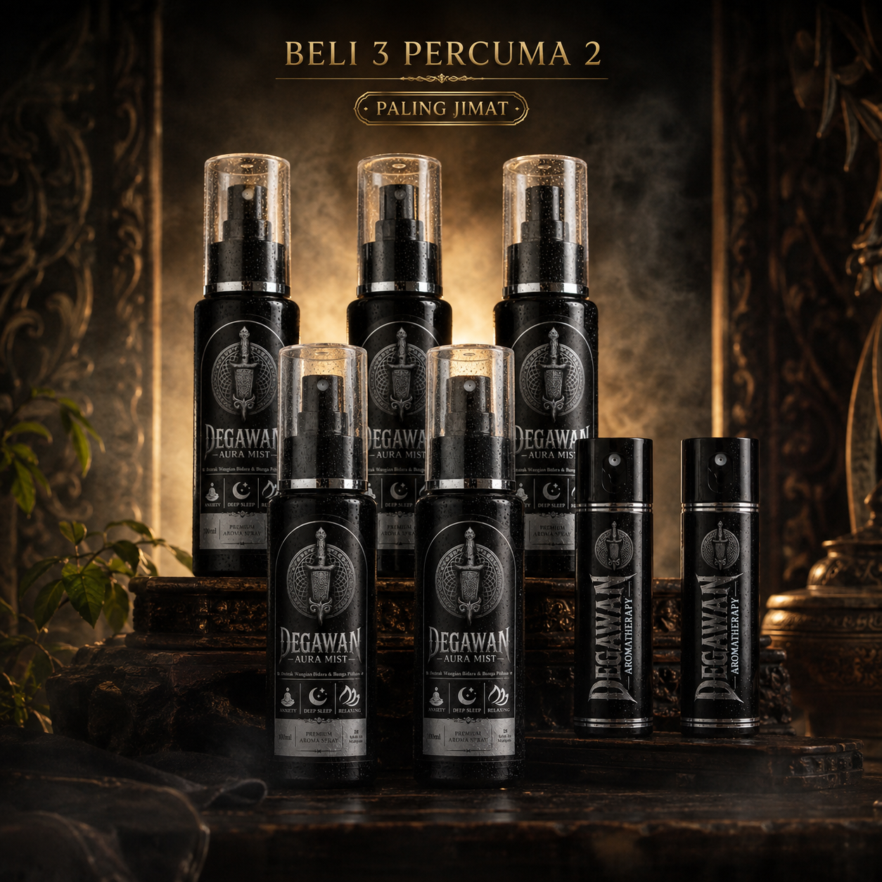 Pakej Beli 3 Percuma 2 Degawan Aura Mist